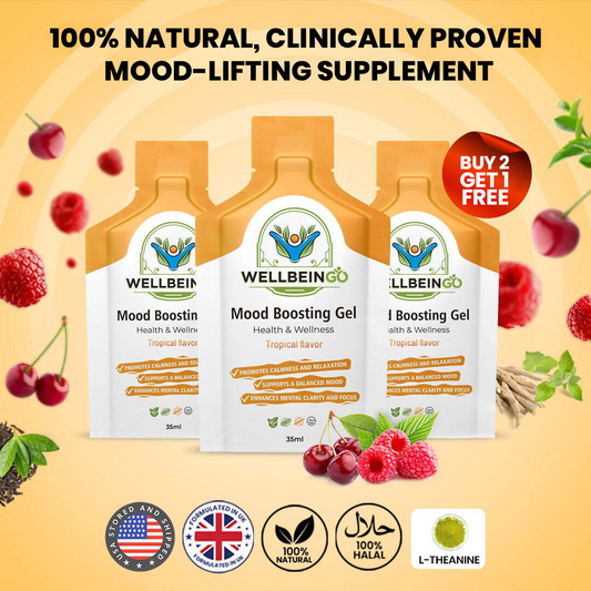 Buy 2 Get 1 Free - Happy Boost - Clinically Proven to Lift Your Mood, Naturally